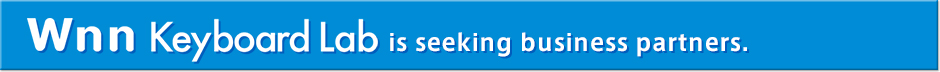 Wnn Keyboard Lab is seeking business partners.